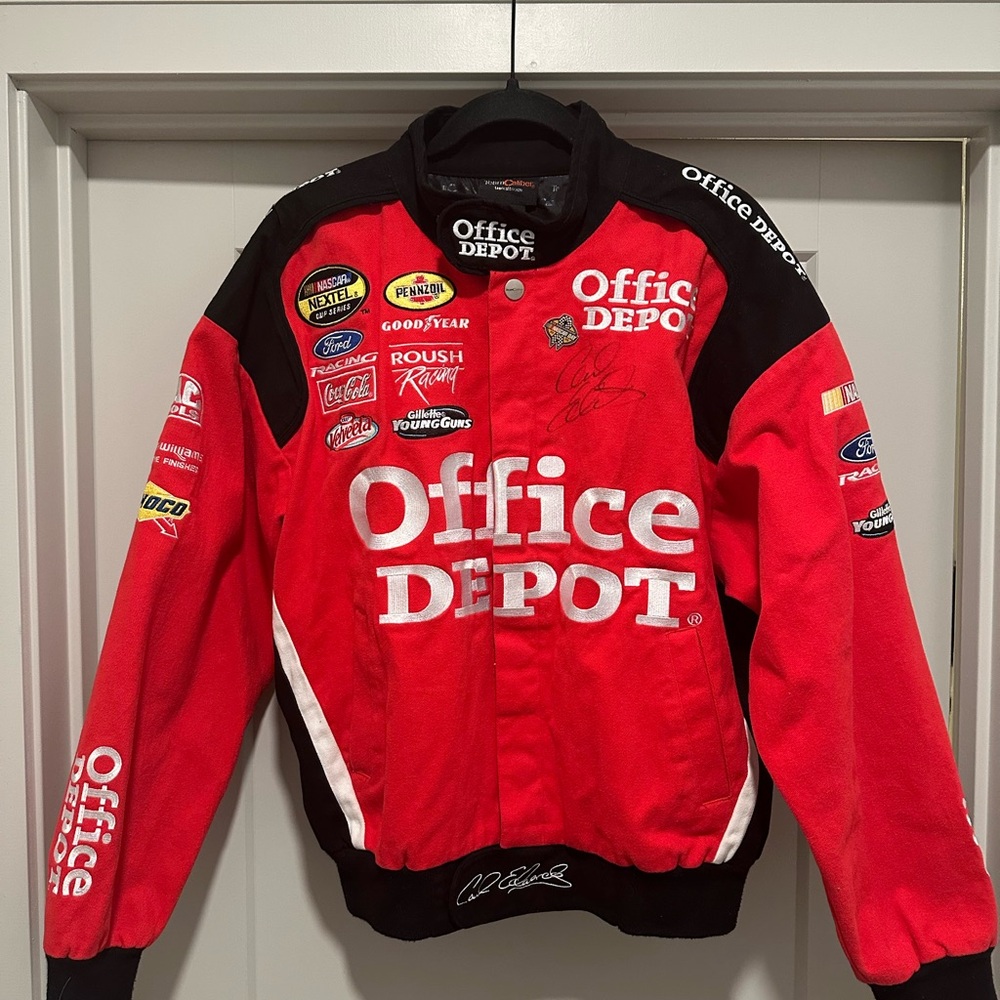 Carl Edwards Autographed NASCAR Jacket
